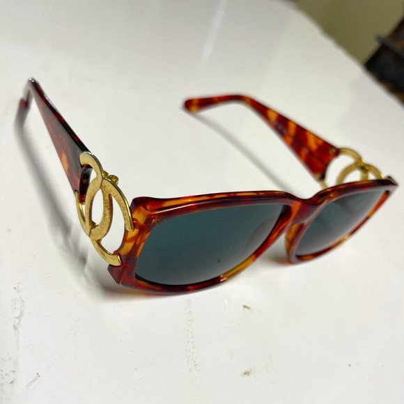 CHANEL Accessories - Chanel Sunglases plastic Browns